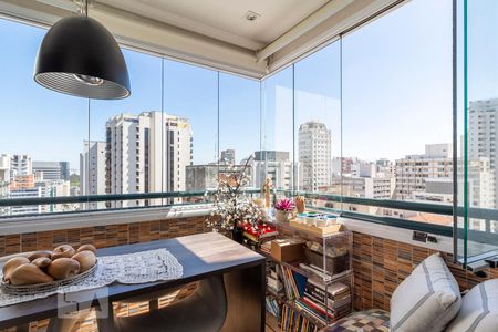 Varanda de apartamento à venda com 1 quarto, 40m² em Jardim Paulista, São Paulo