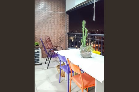Varanda gourmet de kitnet/studio para alugar com 1 quarto, 40m² em Bela Vista, São Paulo