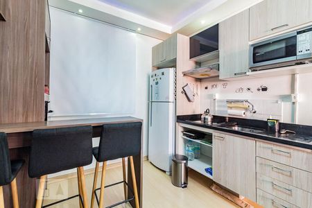 Cozinha de kitnet/studio à venda com 1 quarto, 40m² em Centro Histórico, Porto Alegre