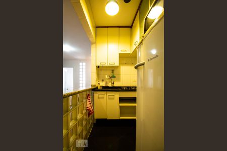 Cozinha de apartamento para alugar com 1 quarto, 35m² em Vila Buarque, São Paulo