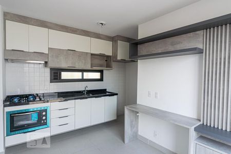 Sala/Cozinha de apartamento para alugar com 2 quartos, 55m² em Santa Maria, Santo André