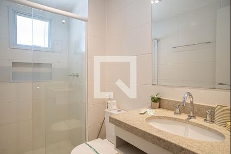 Banheiro de kitnet/studio para alugar com 1 quarto, 41m² em Consolação, São Paulo