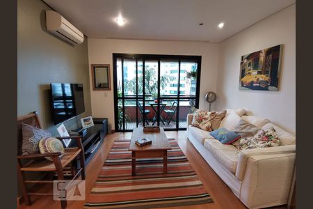 Sala de apartamento à venda com 2 quartos, 82m² em Real Parque, São Paulo