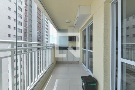 Varanda de kitnet/studio para alugar com 1 quarto, 33m² em Santo Amaro, São Paulo