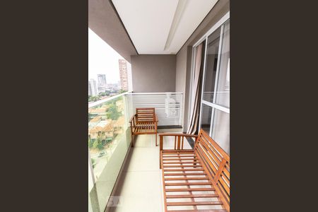 Varanda de kitnet/studio para alugar com 1 quarto, 25m² em Perdizes, São Paulo