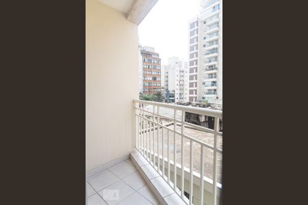 Sacada do Quarto de apartamento para alugar com 1 quarto, 41m² em Consolação, São Paulo