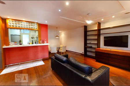Sala de apartamento à venda com 3 quartos, 107m² em Lagoa, Rio de Janeiro