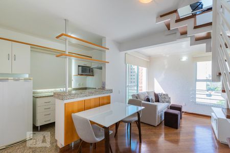 Apartamento para alugar com 100m², 1 quarto e 2 vagasSala
