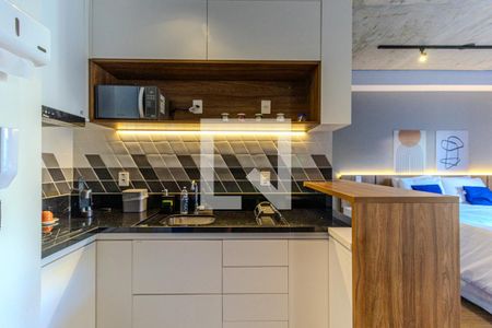 Studio à venda com 29m², 1 quarto e sem vagaCozinha