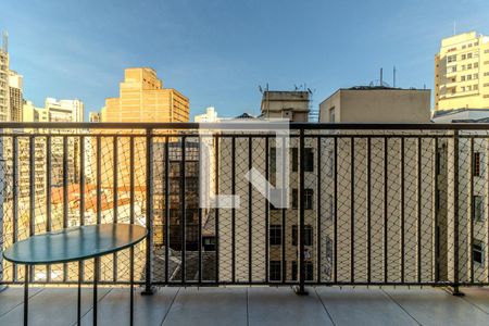 Varanda de kitnet/studio à venda com 1 quarto, 29m² em Centro, São Paulo