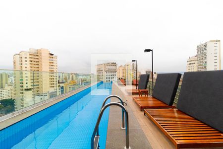 Studio à venda com 29m², 1 quarto e sem vagaPiscina