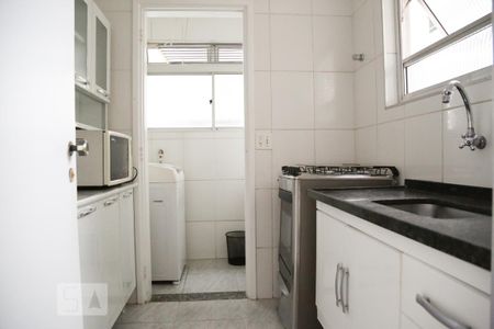 Cozinha de apartamento para alugar com 1 quarto, 45m² em Vila Guarani (z Sul), São Paulo