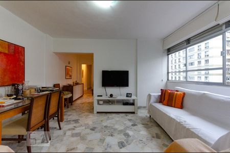 Sala de apartamento à venda com 3 quartos, 110m² em Leblon, Rio de Janeiro