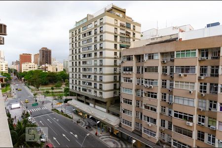 Vista da Sala de apartamento à venda com 3 quartos, 110m² em Leblon, Rio de Janeiro