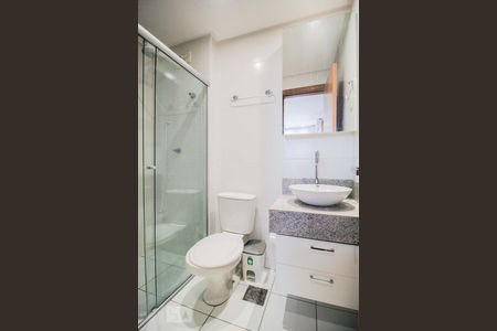 Quarto (suíte) Banheiro de apartamento para alugar com 1 quarto, 33m² em Alto da Glória , Goiânia