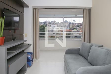 Sala de apartamento à venda com 1 quarto, 50m² em Vila Anglo Brasileira, São Paulo