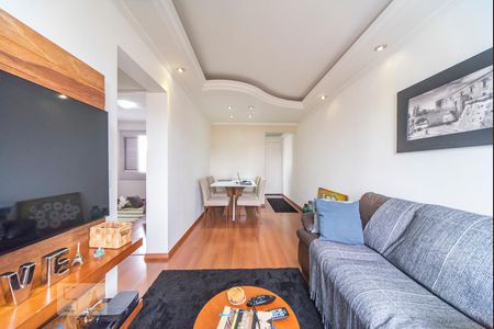 Sala de apartamento para alugar com 2 quartos, 57m² em Vila Valparaíso, Santo André