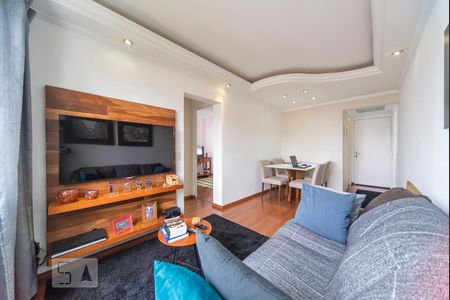 Sala de apartamento à venda com 2 quartos, 57m² em Vila Valparaíso, Santo André
