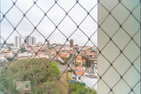 Vista da Sala de apartamento à venda com 2 quartos, 57m² em Vila Valparaíso, Santo André