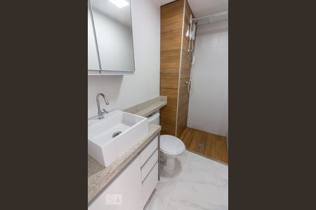 Banheiro de apartamento para alugar com 2 quartos, 35m² em Barra Funda, São Paulo