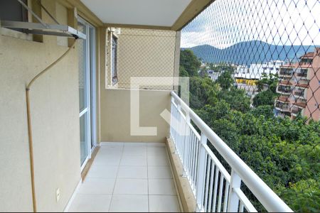 Varanda da Sala de apartamento para alugar com 2 quartos, 68m² em Taquara, Rio de Janeiro