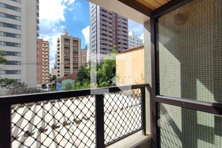 Varanda da Sala de apartamento para alugar com 1 quarto, 54m² em Centro, Campinas