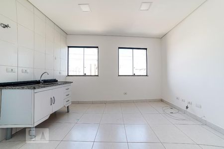 Sala e Cozinha de apartamento para alugar com 1 quarto, 27m² em Carandiru, São Paulo
