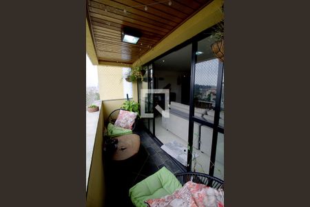 Varanda da Sala de apartamento à venda com 3 quartos, 166m² em Paraíso do Morumbi, São Paulo