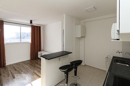 Sala e Cozinha de apartamento para alugar com 1 quarto, 37m² em Mooca, São Paulo