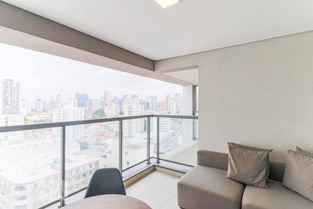 Varanda de kitnet/studio à venda com 1 quarto, 40m² em Vila Cordeiro, São Paulo