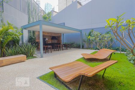 Área comum - Churrasqueira de apartamento para alugar com 1 quarto, 25m² em Liberdade, São Paulo