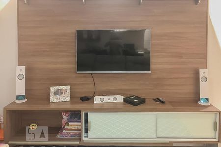 Sala de apartamento para alugar com 2 quartos, 91m² em Vila Valparaíso, Santo André