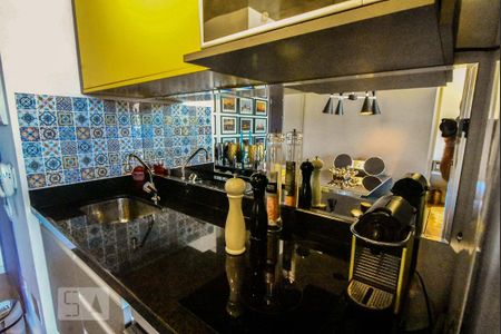 Cozinha de kitnet/studio à venda com 1 quarto, 35m² em Santo Amaro, São Paulo