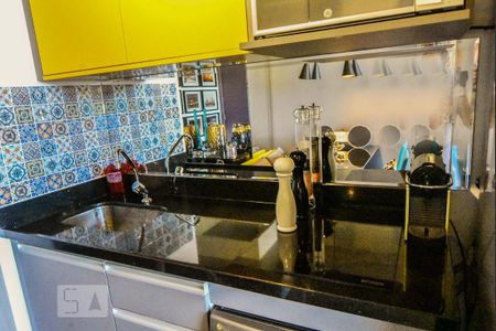 Cozinha de kitnet/studio à venda com 1 quarto, 35m² em Santo Amaro, São Paulo