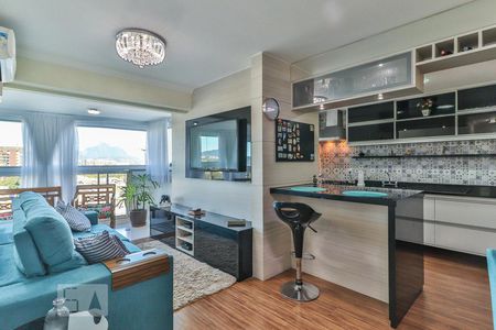 Sala de apartamento à venda com 2 quartos, 69m² em Barra da Tijuca, Rio de Janeiro