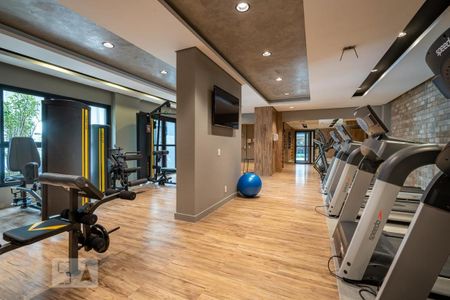 Studio para alugar com 28m², 1 quarto e sem vagaÁrea comum - Academia