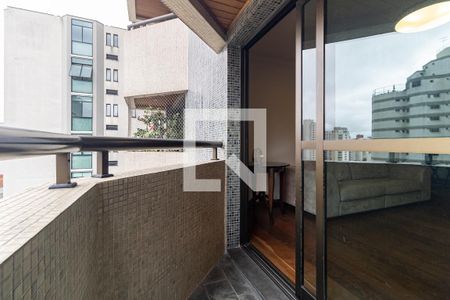 Varanda da Sala de apartamento à venda com 4 quartos, 145m² em Liberdade, São Paulo