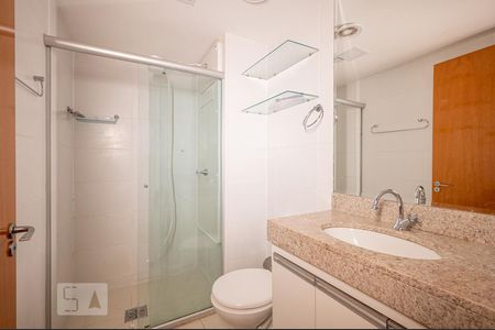 Banheiro da Suíte de apartamento para alugar com 1 quarto, 40m² em Sul (águas Claras), Brasília