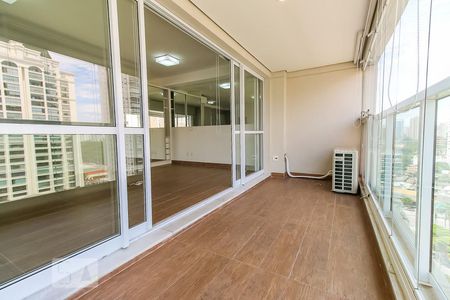 Varanda da Sala de kitnet/studio à venda com 1 quarto, 50m² em Vila Gertrudes, São Paulo