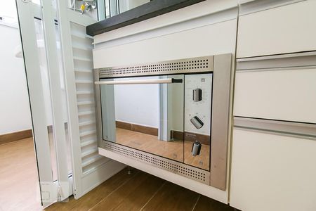 Studio à venda com 50m², 1 quarto e 1 vagaDetalhe cozinha