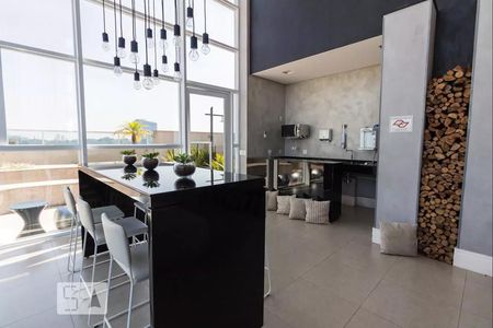Studio à venda com 50m², 1 quarto e 1 vagaChurrasqueira