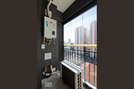 Varanda de kitnet/studio para alugar com 1 quarto, 26m² em Campos Elíseos, São Paulo
