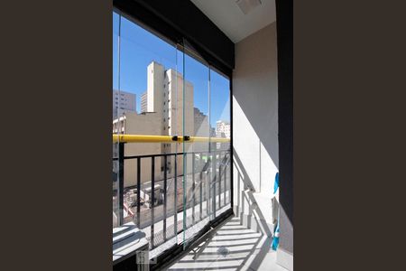 Studio para alugar com 26m², 1 quarto e sem vagaVaranda