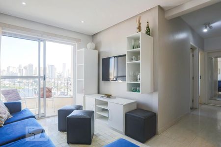 Sala de apartamento à venda com 2 quartos, 64m² em Vila Gumercindo, São Paulo