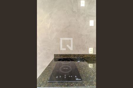 Cozinha de kitnet/studio à venda com 1 quarto, 26m² em Centro, São Paulo