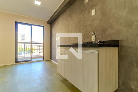 Cozinha de kitnet/studio à venda com 1 quarto, 26m² em Centro, São Paulo