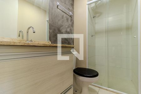 Banheiro de kitnet/studio à venda com 1 quarto, 26m² em Centro, São Paulo