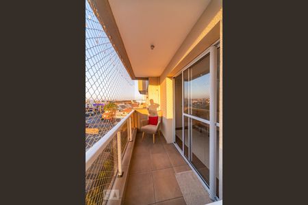 Varanda da Sala de apartamento para alugar com 3 quartos, 96m² em Campestre, Santo André