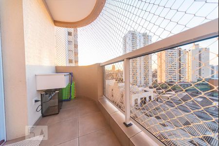 Varanda da Sala de apartamento à venda com 3 quartos, 96m² em Campestre, Santo André