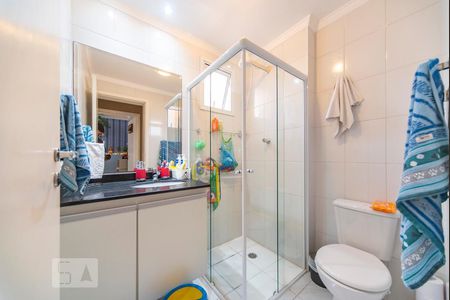 Banheiro  de apartamento para alugar com 3 quartos, 96m² em Campestre, Santo André